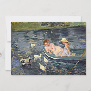 Carte Été deux Mary Cassatt