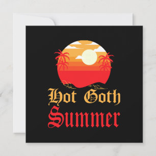 Carte été gothique chaud