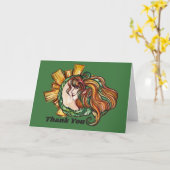 Carte Été Sunflower déesse art déesse dessins déesse (Fleur jaune)