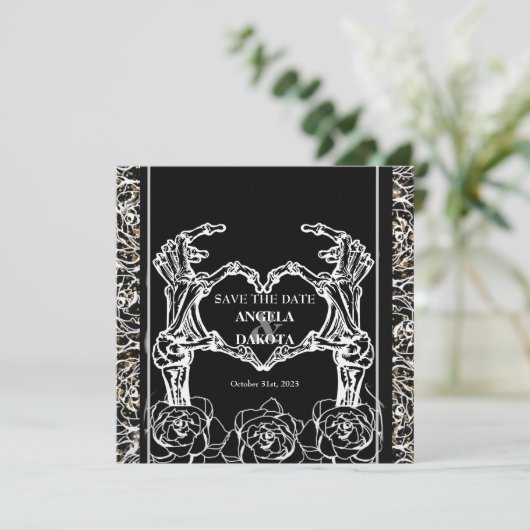 Carte Eternal Elegance Enregistrer la date (Debout devant)