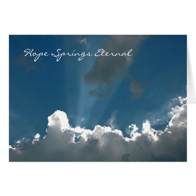 Carte Eternal Springs (Devant horizontal)