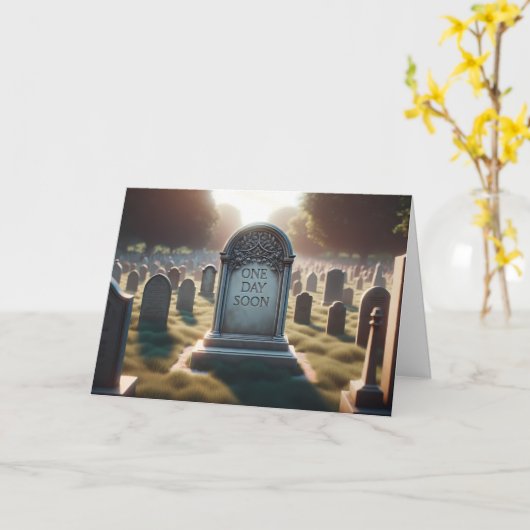 Carte Éternel bois (Fleur jaune)