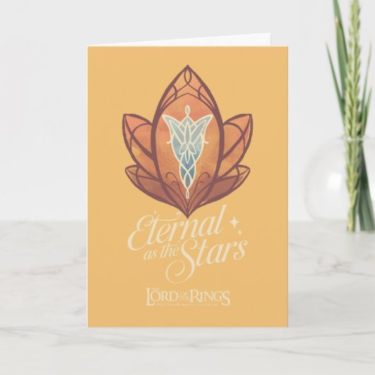Carte Éternelle comme l'Étoile du Soir Graphique (Devant)
