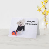 CARTE ÊTES-VOUS ENCORE À L'ÂGE DE L'AIDE À L'AUDIENCE ? (Fleur jaune)