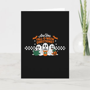 Carte Êtes-vous les directions de Fall-o-ween - Drôle 3
