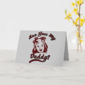 Carte Êtes-vous mon père avocat de soutien à l'enfance (Fleur jaune)