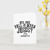 Carte Êtes-Vous Tombés Ô Jésus (Fleur jaune)