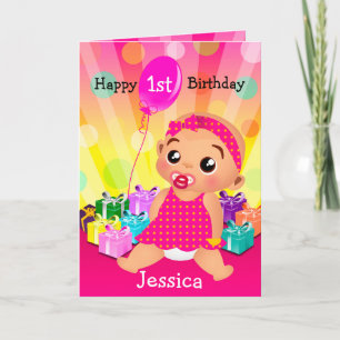 Carte Ethic Baby First Birthday Card - Ajouter une