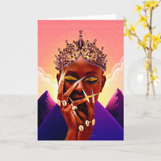 Carte Ethnique (Fleur jaune)