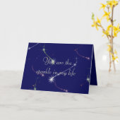 Carte Étincelle d'anniversaire (Fleur jaune)