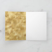 Carte Étincelle de Parties scintillant d'or (Intérieur)