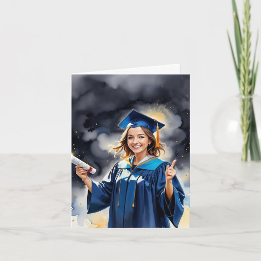 Carte Étincelle de succès - Un avenir brillant attend (Devant)