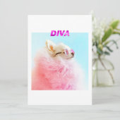 Carte Étincelle Le Minuscule Chi | Photo d'anniversaire (Debout devant)