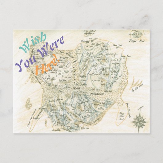 Carte étiquetée de Trino (Devant)