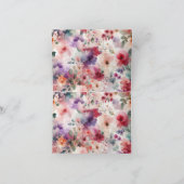 Carte Étiquette de buffet pour anniversaire de la  (Intérieur)