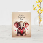 Carte Étiquette de cadeau de la Saint-Valentin (Fleur jaune)