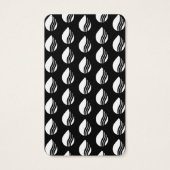 Carte Étiquette Hang du logo d'entreprise (Dos)