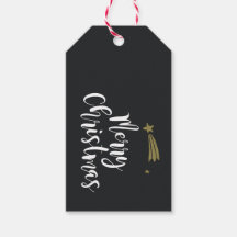 Carte Étiquette pour Cadeau Merry Carte de voeux