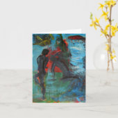 Carte Étirage (Fleur jaune)