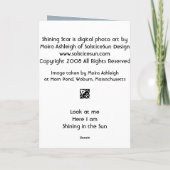 Carte Étoile brillante (Dos)