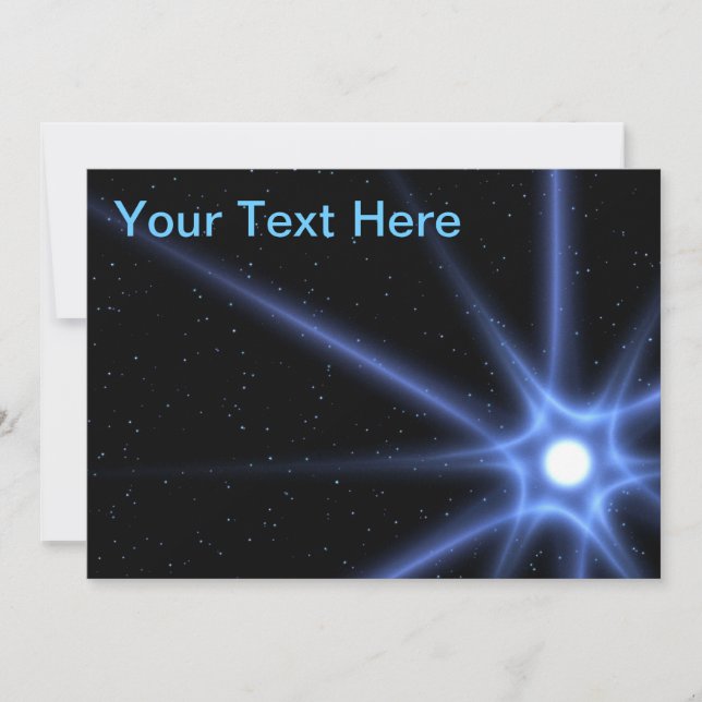 Carte Étoile Brillante (Devant)