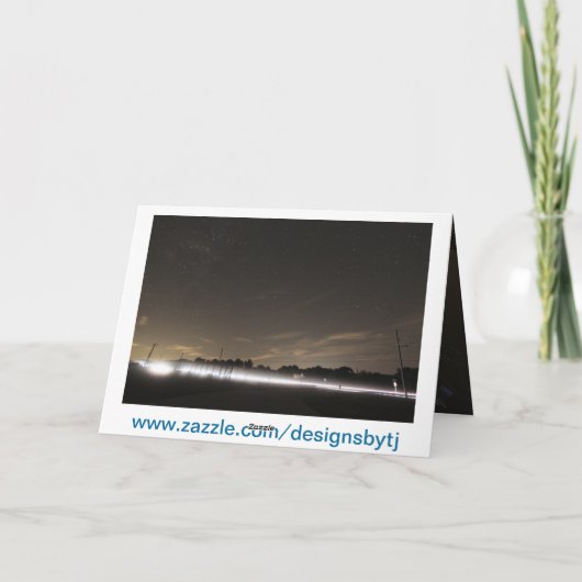 Carte Étoile d'anniversaire (Dos)