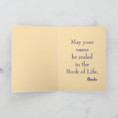 Carte Étoile de David Yom Kippour (Intérieur)