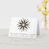 Carte Étoile de la foi bahaïe (Fleur jaune)