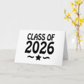 Carte Étoile de la remise des diplômes de la promotion 2 (Fleur jaune)