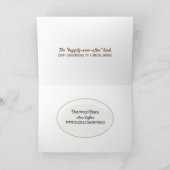 Carte étoile de mer au coucher du soleil pour l'annivers (Intérieur)