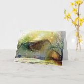 Carte Étoile d'hiver Toutes les occasions (Fleur jaune)