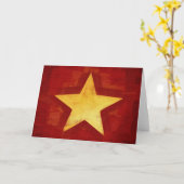 Carte étoile d'or (Fleur jaune)