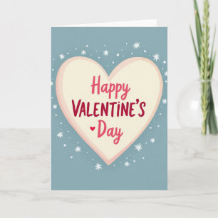 Carte étoile douce pour la Saint-Valentin