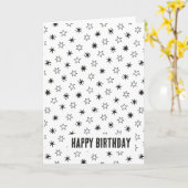Carte Étoiles (Fleur jaune)
