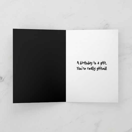 Carte Étoiles d'anniversaire (Intérieur)