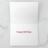 Carte Étoiles d'anniversaire (Intérieur)