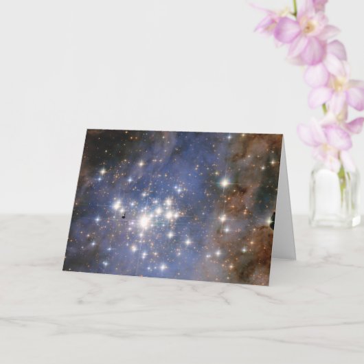Carte Étoiles de diamant en Carina Nebula Hubble Space (Orchidée)