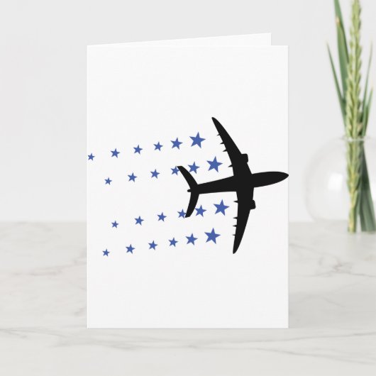 Carte étoiles de l'avion (Devant)