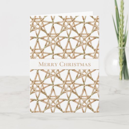 Carte Étoiles de Noël (Devant)