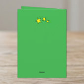 Carte étoiles de nom 16 ans anniversaire vert