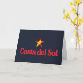 Carte Étoiles d'Espagne – Costa del Sol (Fleur jaune)