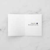 Carte étoiles et lune du premier anniversaire (Intérieur)