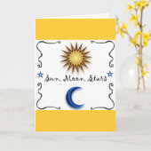 Carte Étoiles Sun Moon (Fleur jaune)