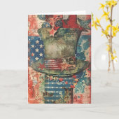 Carte Étoiles sur le bord (Fleur jaune)