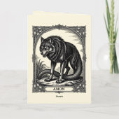 Carte Étrange Beauté d'Amon (Dos)