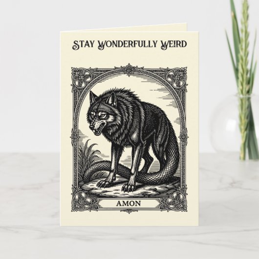 Carte Étrange Beauté d'Amon (Devant)