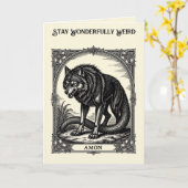 Carte Étrange Beauté d'Amon (Fleur jaune)