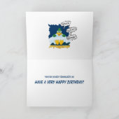 Carte Étrange Conflit de lit (anniversaire) (Intérieur)