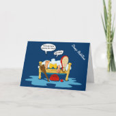 Carte Étrange Conflit de lit (anniversaire) (Devant)