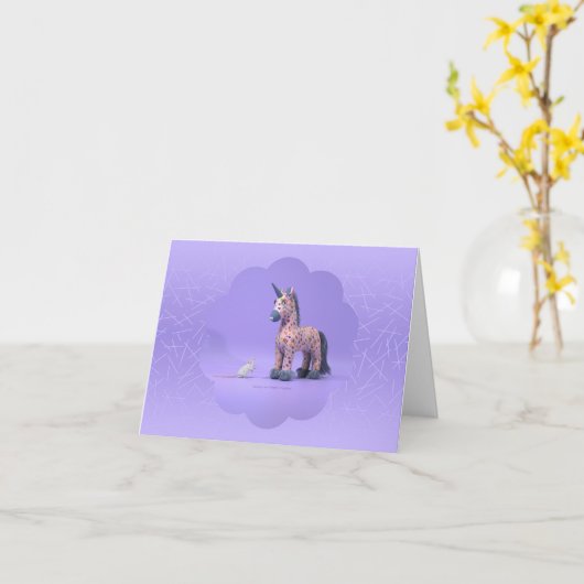 Carte Étrange rencontre (Fleur jaune)